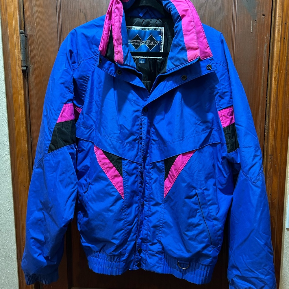 Double Black vintage men’s ski jacket